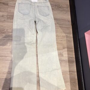 กางเกงยีนส์ ตกแต่งยีนส์ สีทูโทน Size S เอว 26 สะโพก 34
