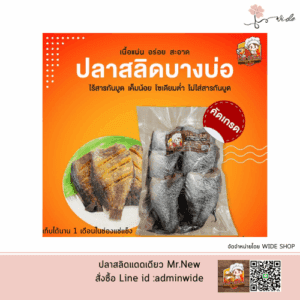 ปลาสลิด Mr.New (Homemade) SIZE L ปลาสลิดบางบ่อแดดเดียว เกรดพรีเมียม
